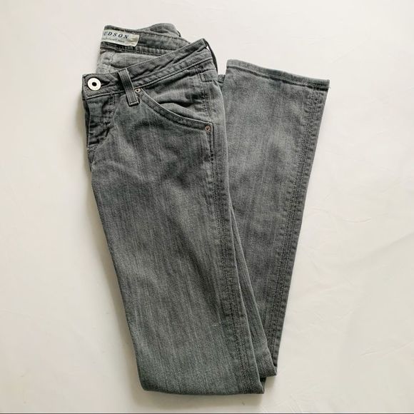 Hudson Low Rise Skinny Jeans in Smoke - Picture 1 of 10